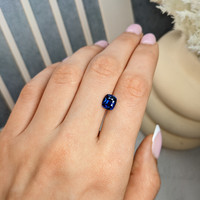 2.44 Ct. Blue Sapphire from Ceylon (Sri Lanka) Life Style