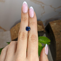 3.28 Ct. Blue Sapphire from Ethiopia Life Style