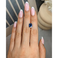 2.64 Ct. Blue Sapphire from Ethiopia Life Style