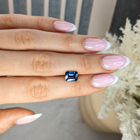 2.64 Ct. Blue Sapphire from Ethiopia Life Style