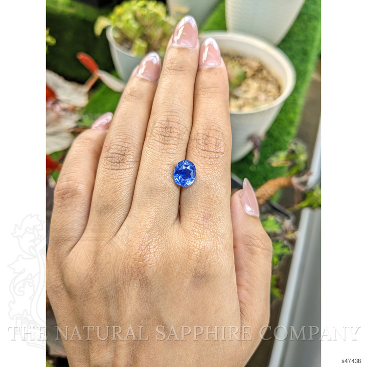 4.02 Ct. Blue Sapphire from Ceylon (Sri Lanka)