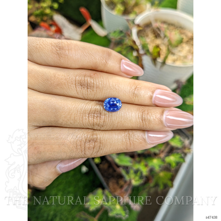 4.02 Ct. Blue Sapphire from Ceylon (Sri Lanka)