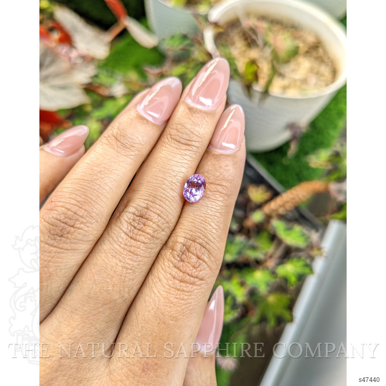 2.03 Ct. Purplish Pink Sapphire from Ceylon (Sri Lanka)