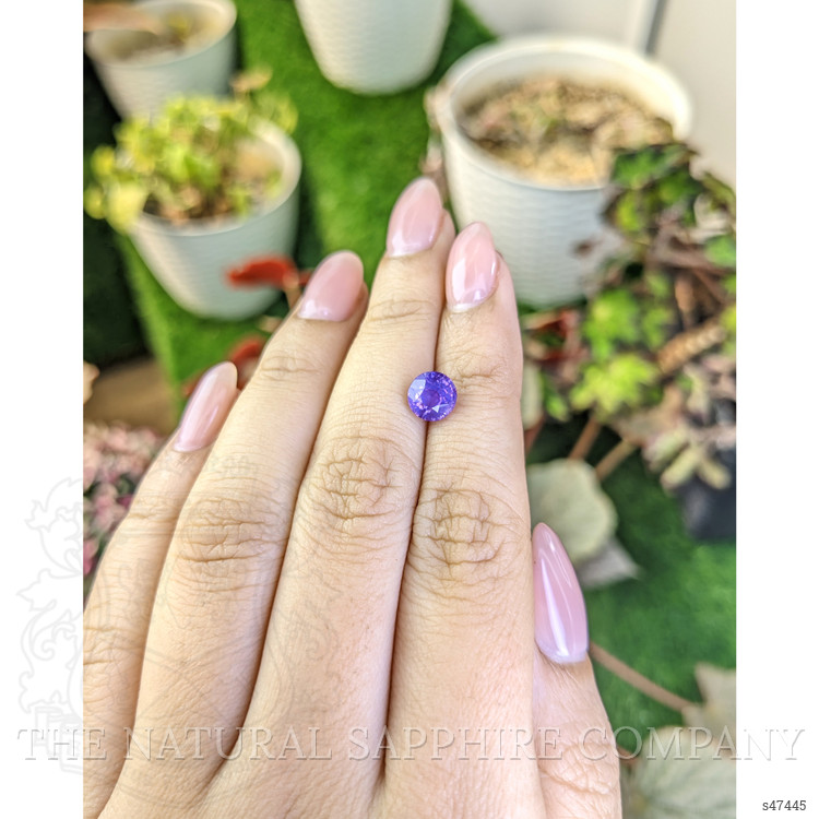 2.06 Ct. Pinkish Purple Sapphire from Ceylon (Sri Lanka)