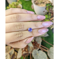 2.06 Ct. Pinkish Purple Sapphire from Ceylon (Sri Lanka) Life Style