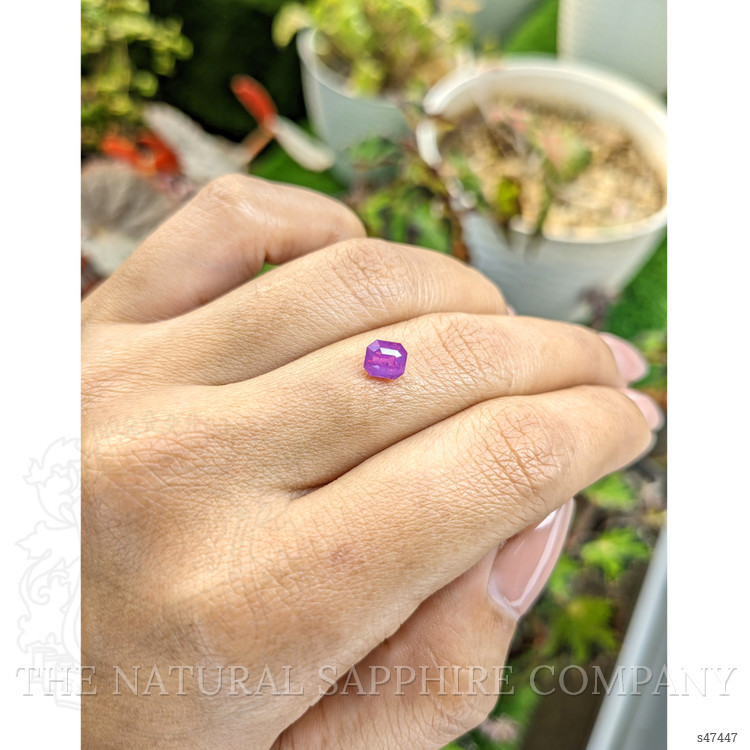 1.12 Ct. Pinkish Purple Sapphire from Ceylon (Sri Lanka)