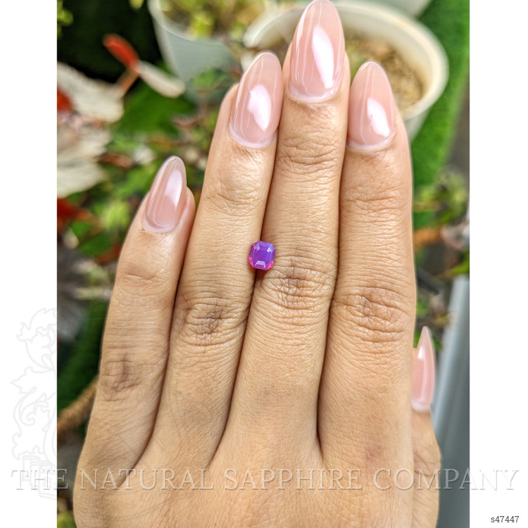 1.12 Ct. Pinkish Purple Sapphire from Ceylon (Sri Lanka)