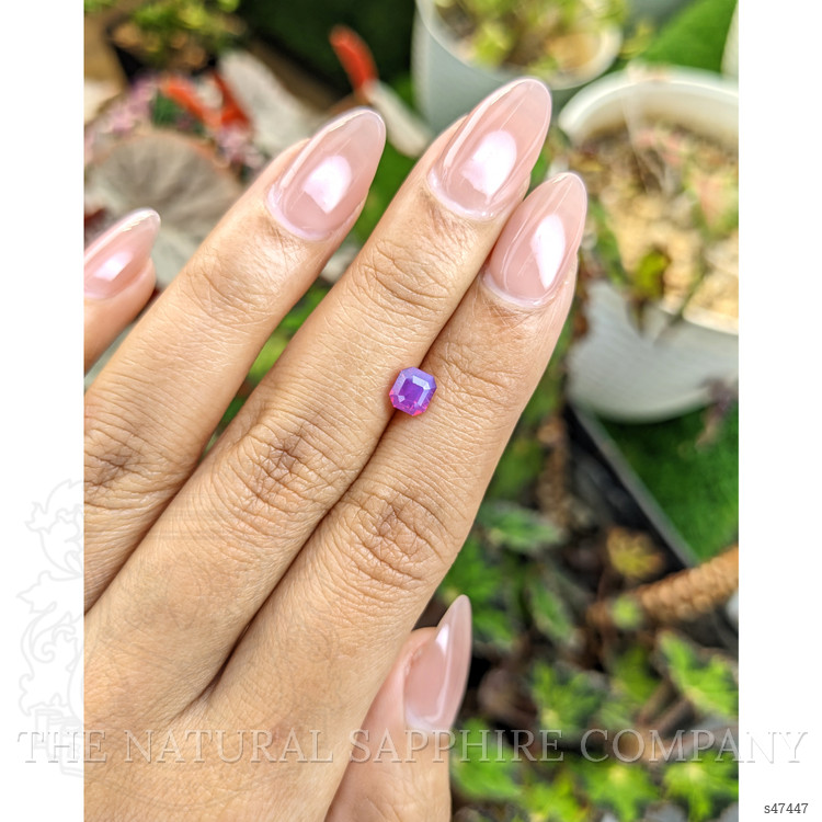 1.12 Ct. Pinkish Purple Sapphire from Ceylon (Sri Lanka)