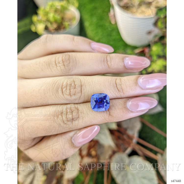7.05 Ct. Blue Sapphire from Ceylon (Sri Lanka)