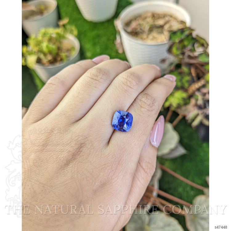 7.05 Ct. Blue Sapphire from Ceylon (Sri Lanka)
