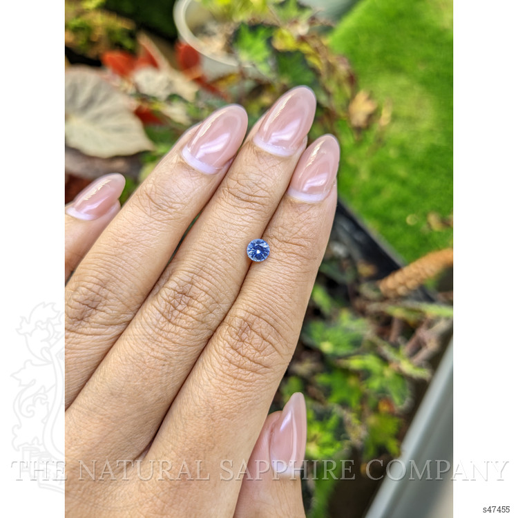 0.53 Ct. Blue Sapphire from Ceylon (Sri Lanka)