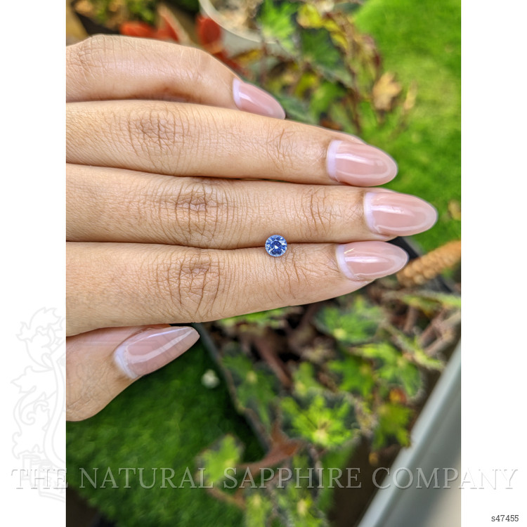 0.53 Ct. Blue Sapphire from Ceylon (Sri Lanka)
