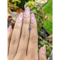 0.55 Ct. Blue Sapphire from Ceylon (Sri Lanka) Life Style