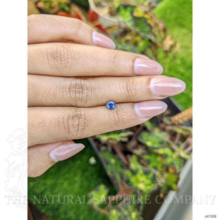 0.55 Ct. Blue Sapphire from Ceylon (Sri Lanka)