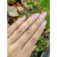 0.42 Ct. Blue Sapphire from Ceylon (Sri Lanka) Life Style