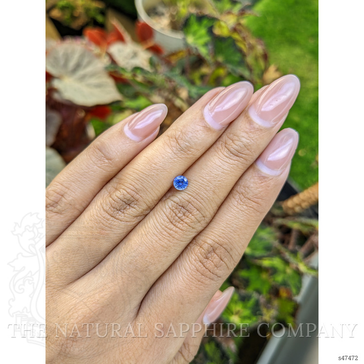 0.42 Ct. Blue Sapphire from Ceylon (Sri Lanka)