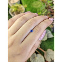 0.30 Ct. Purplish Blue Sapphire from Ceylon (Sri Lanka) Life Style