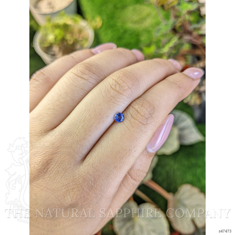 0.30 Ct. Purplish Blue Sapphire from Ceylon (Sri Lanka)