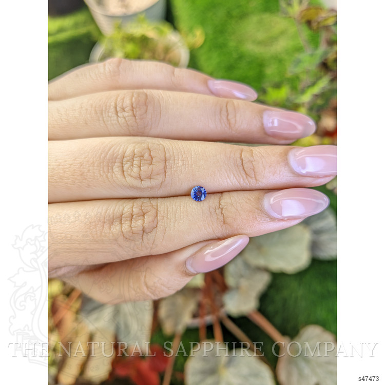 0.30 Ct. Purplish Blue Sapphire from Ceylon (Sri Lanka)