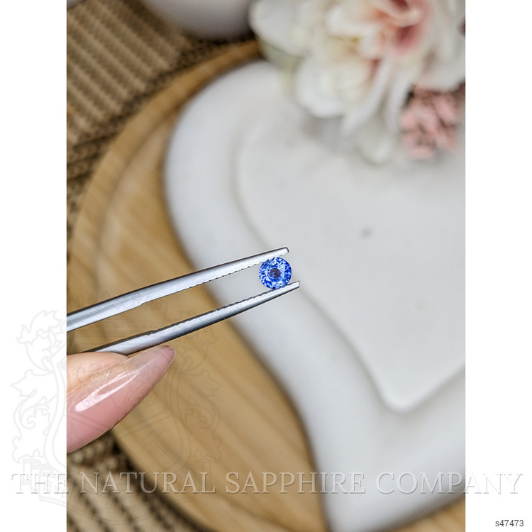 0.30 Ct. Purplish Blue Sapphire from Ceylon (Sri Lanka)
