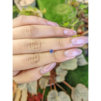 0.27 Ct. Bluish Purple Sapphire from Ceylon (Sri Lanka) Life Style
