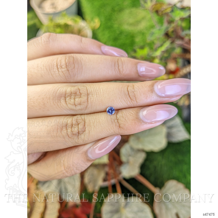 0.27 Ct. Bluish Purple Sapphire from Ceylon (Sri Lanka)