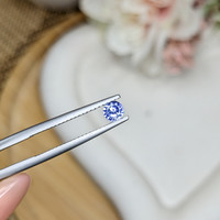 0.27 Ct. Bluish Purple Sapphire from Ceylon (Sri Lanka) Life Style