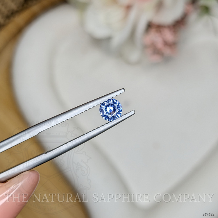 0.43 Ct. Blue Sapphire from Ceylon (Sri Lanka)