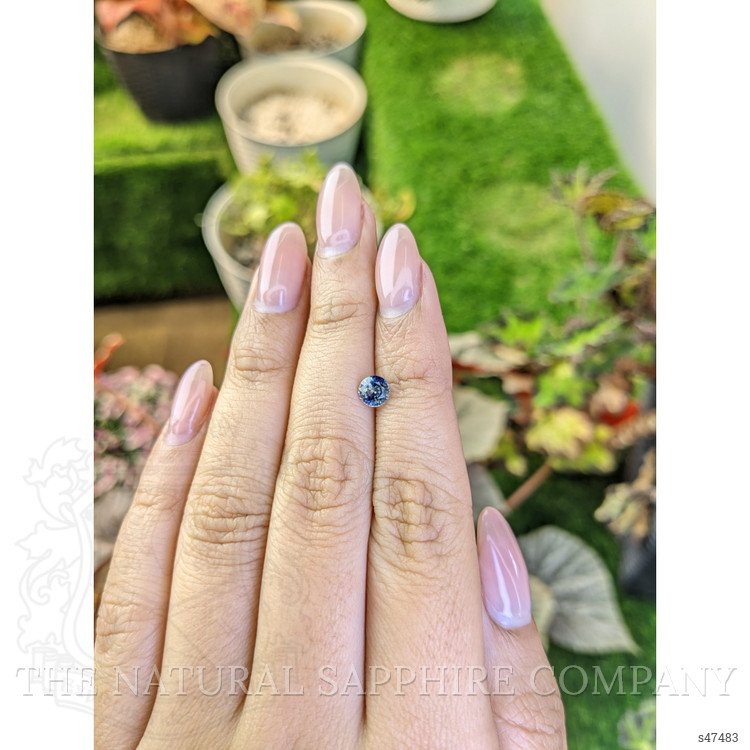 0.74 Ct. Bi Color / Parti Sapphire from Ceylon (Sri Lanka)