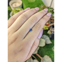 0.40 Ct. Blue Sapphire from Ceylon (Sri Lanka) Life Style