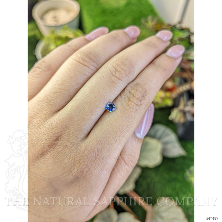 0.40 Ct. Blue Sapphire from Ceylon (Sri Lanka)