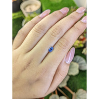 0.68 Ct. Blue Sapphire from Ceylon (Sri Lanka) Life Style
