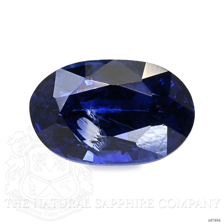 0.69 Ct. Blue Sapphire from Ceylon (Sri Lanka)