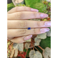 0.69 Ct. Blue Sapphire from Ceylon (Sri Lanka) Life Style