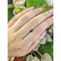 0.69 Ct. Blue Sapphire from Ceylon (Sri Lanka) Life Style