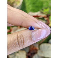 0.69 Ct. Blue Sapphire from Ceylon (Sri Lanka) Life Style