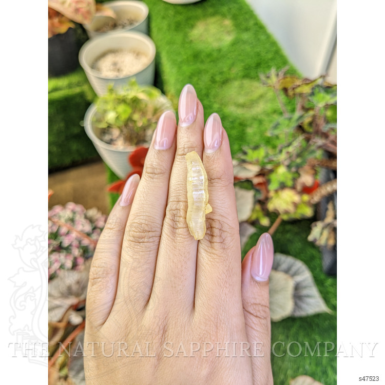 24.68 Ct. Yellow Sapphire from Ceylon (Sri Lanka)