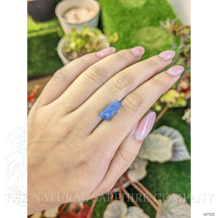7.01 Ct. Blue Sapphire from Ceylon (Sri Lanka)