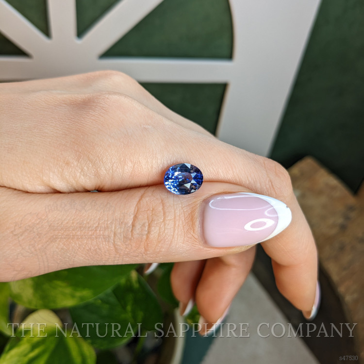 4.04 Ct. Blue Sapphire from Ceylon (Sri Lanka)