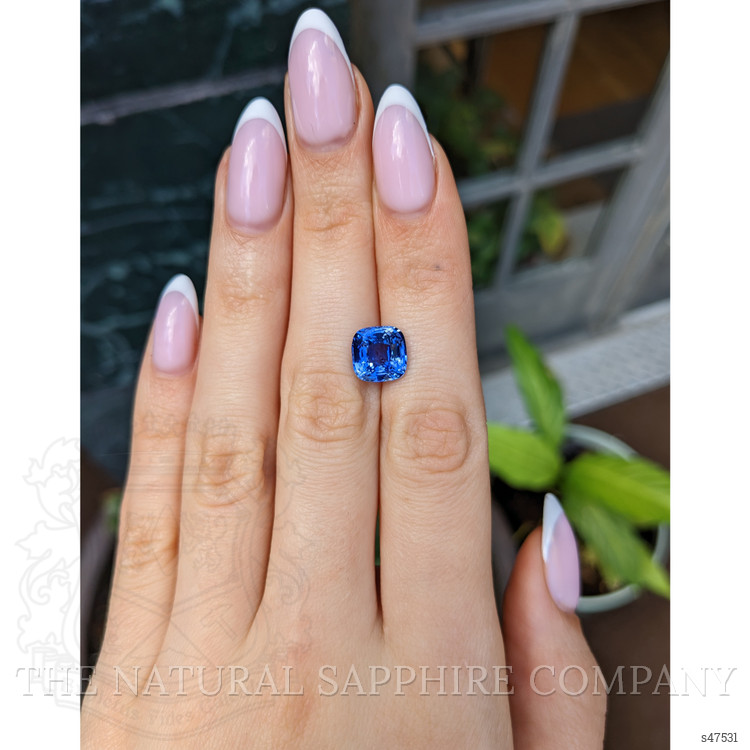 5.03 Ct. Blue Sapphire from Ceylon (Sri Lanka)