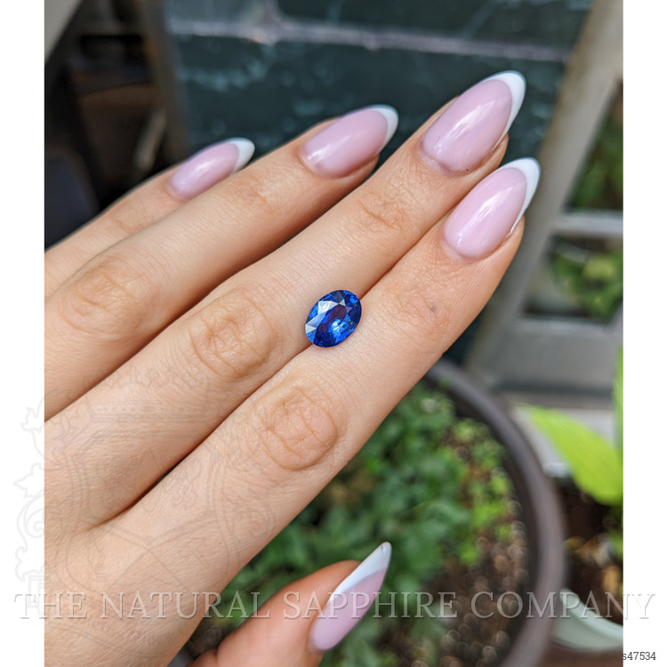 3.16 Ct. Blue Sapphire from Ceylon (Sri Lanka)