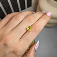 3.73 Ct. Yellow Sapphire from Ceylon (Sri Lanka) Life Style
