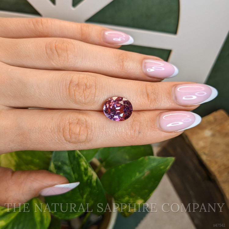 9.02 Ct. Pinkish Purple Sapphire from Ceylon (Sri Lanka)