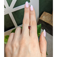 2.01 Ct. Pinkish Brown Sapphire from Ceylon (Sri Lanka) Life Style