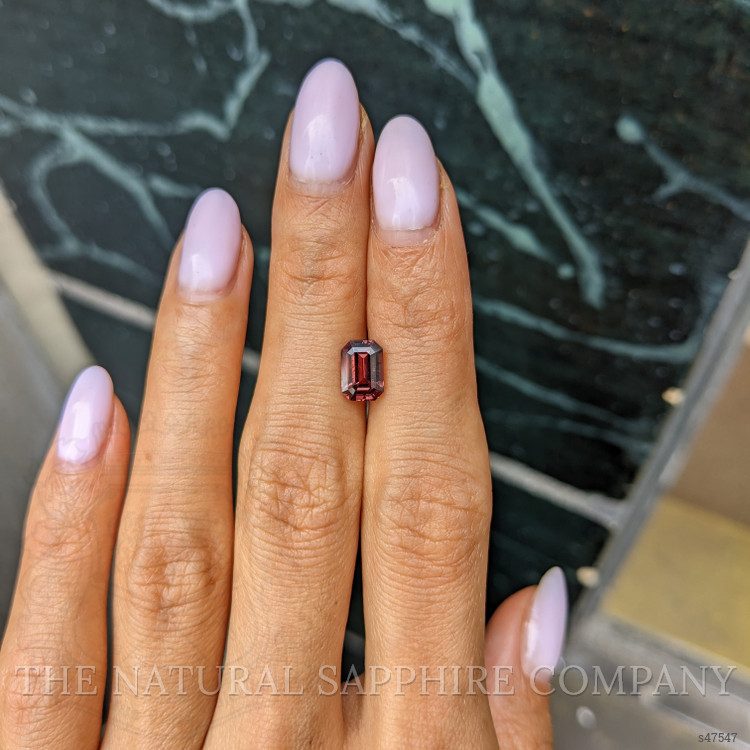 2.01 Ct. Pinkish Brown Sapphire from Ceylon (Sri Lanka)