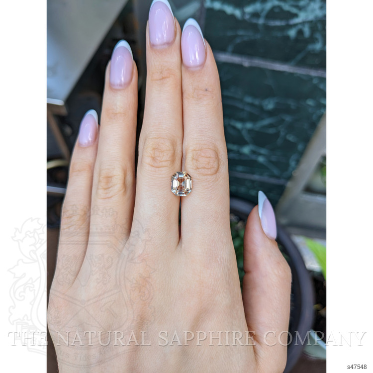 3.02 Ct. Peach Sapphire from Ceylon (Sri Lanka)