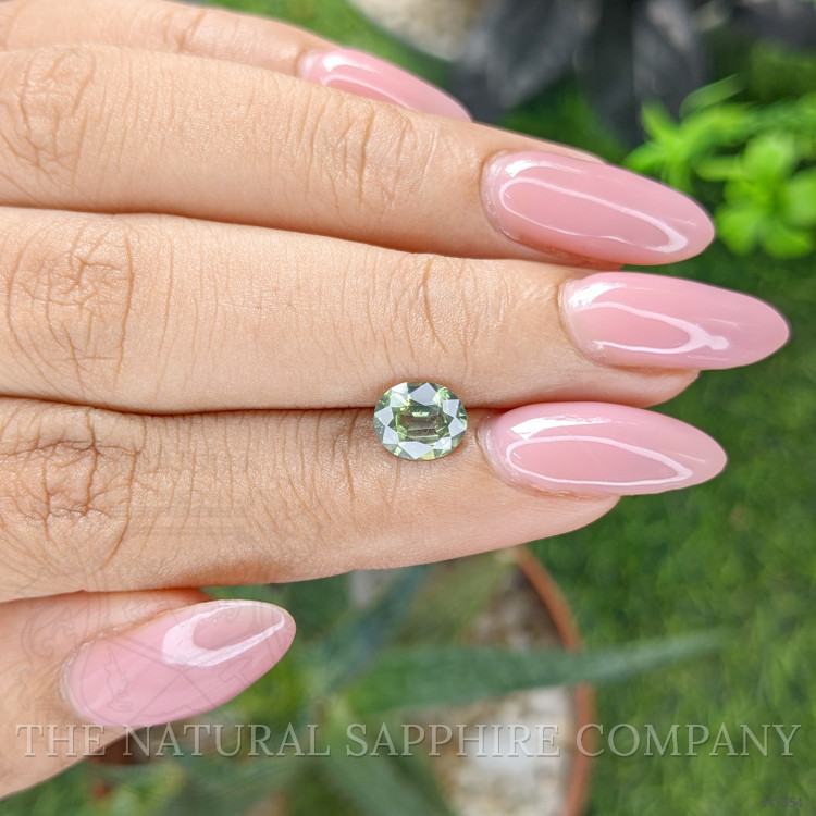 1.26 Ct. Bluish Green Sapphire from Madagascar