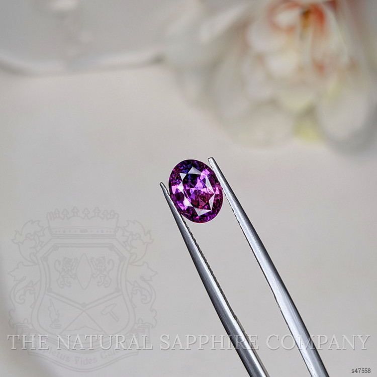 2.14 Ct. Pinkish Purple Sapphire from Ceylon (Sri Lanka)