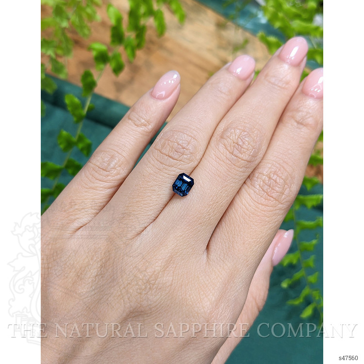 1.55 Ct. Purplish Blue Sapphire from Madagascar