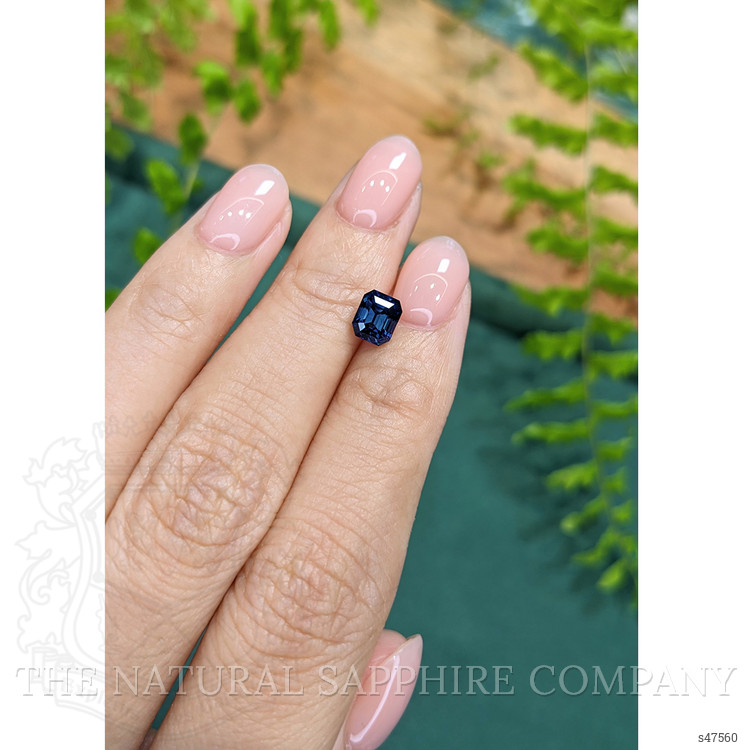 1.55 Ct. Purplish Blue Sapphire from Madagascar